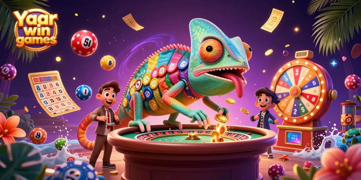 Engage with Yaar win games and enhance your gaming experience as the chameleon brings gambling thrills alive.