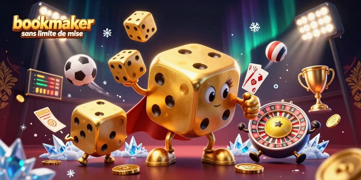 Pariez des montants élevés avec le bookmaker sans limite de mise et gagnez gros.
