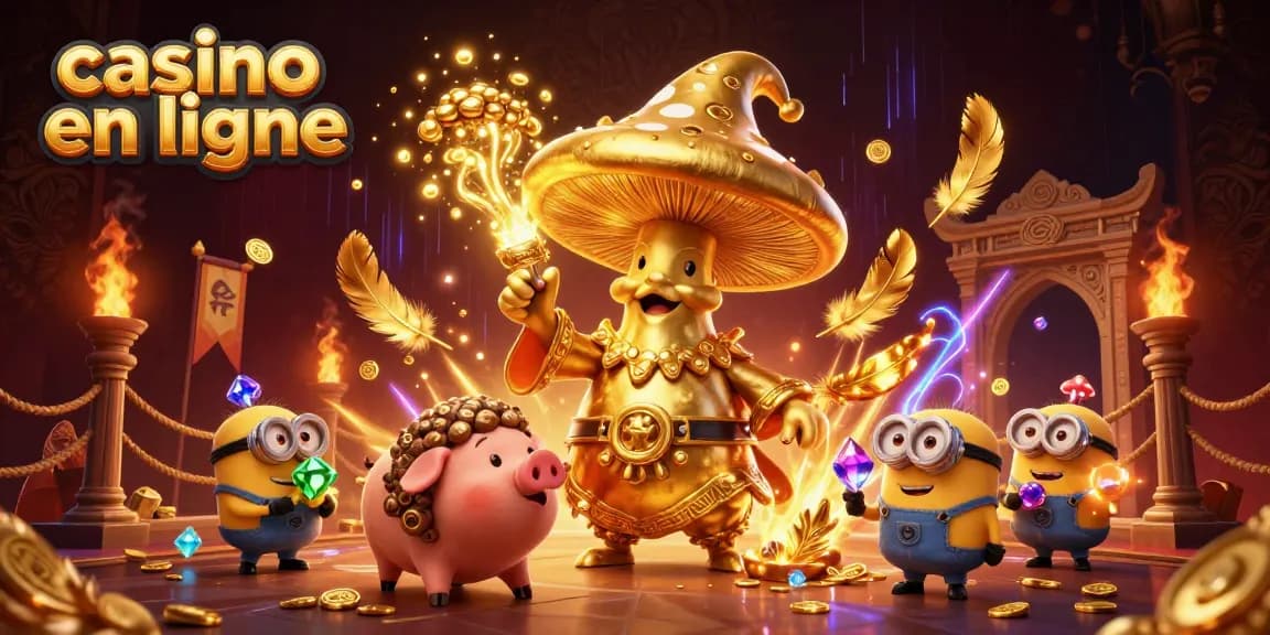 Découvrez les merveilles du casino en ligne avec des personnages fantastiques et des trésors étincelants.