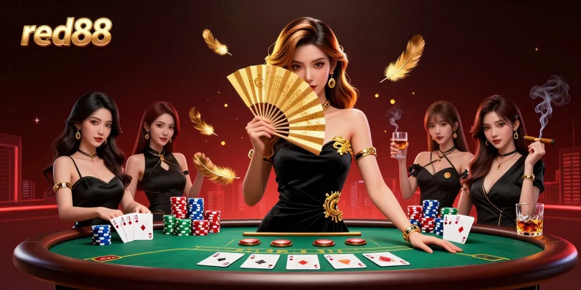 Engage in thrilling poker at red88 with sophisticated style and dazzling game elements.