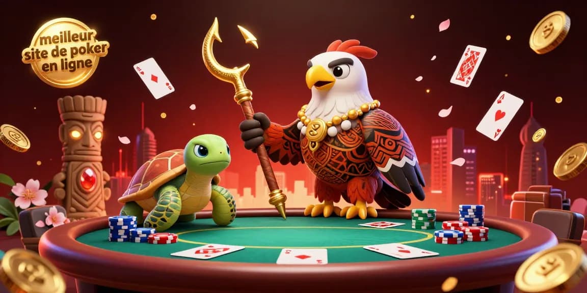 Meilleur site de poker en ligne avec des parties excitantes et ambiance immersive de jeu