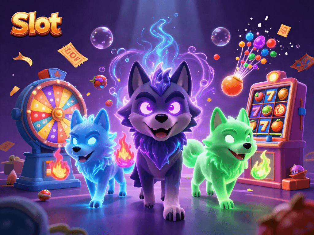 Engage with thrilling Slot adventures featuring a ghostly wolf pack amidst dynamic gaming elements.