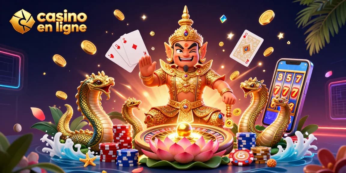 Découvrez les trésors du casino en ligne avec des jetons colorés et des cartes gagnantes !