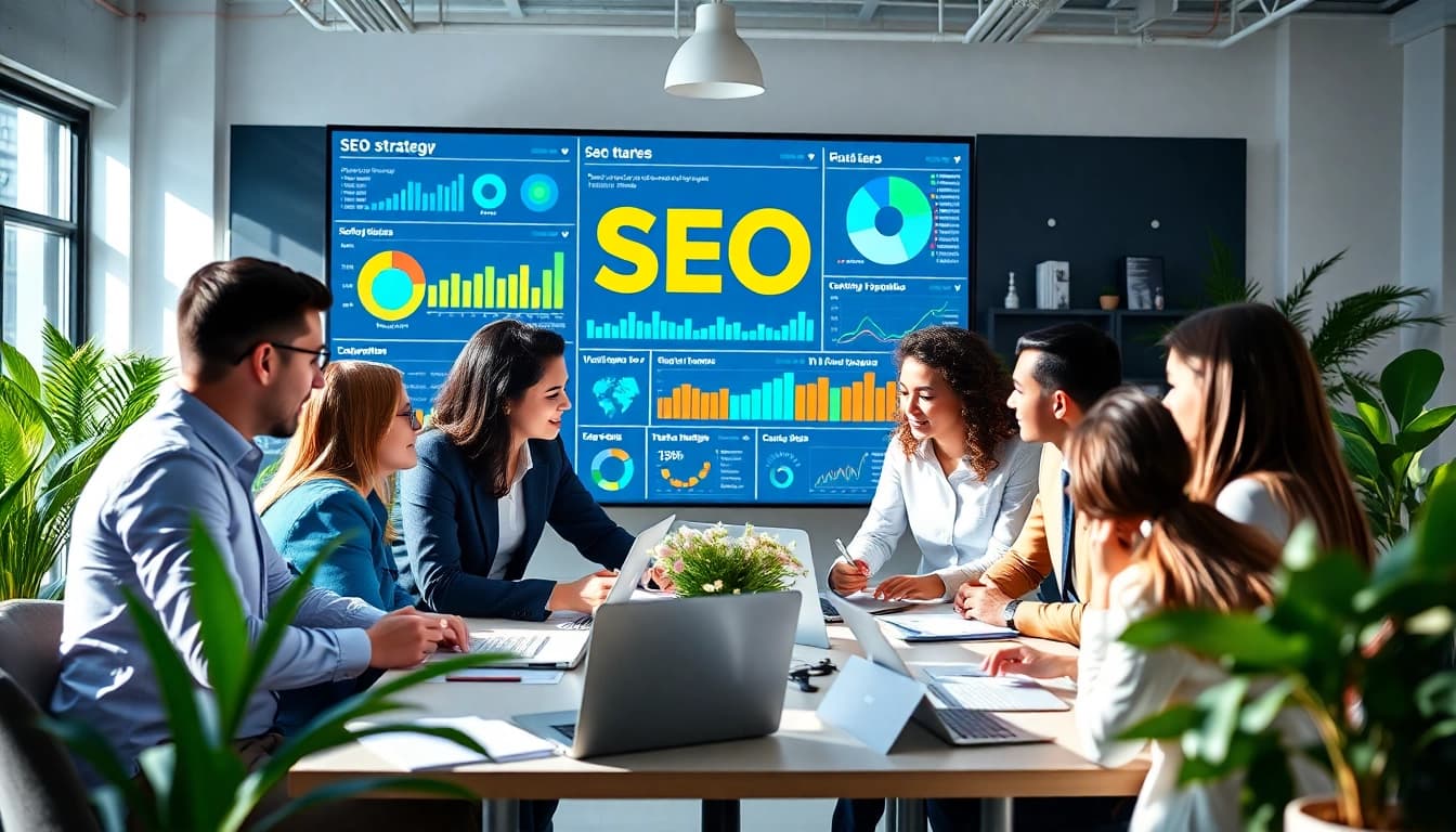 SEO Agency Clearwater working collaboratively in a bright office environment.