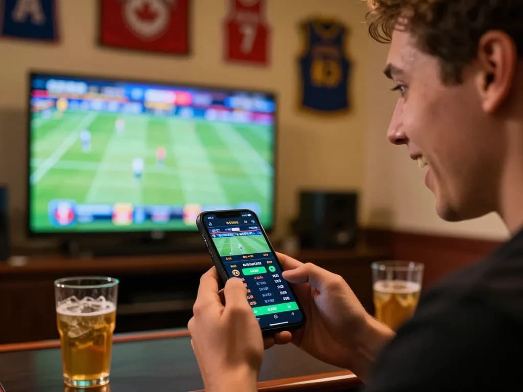 Betting strategy in action with online casinos in Canada reddit through a smartphone app