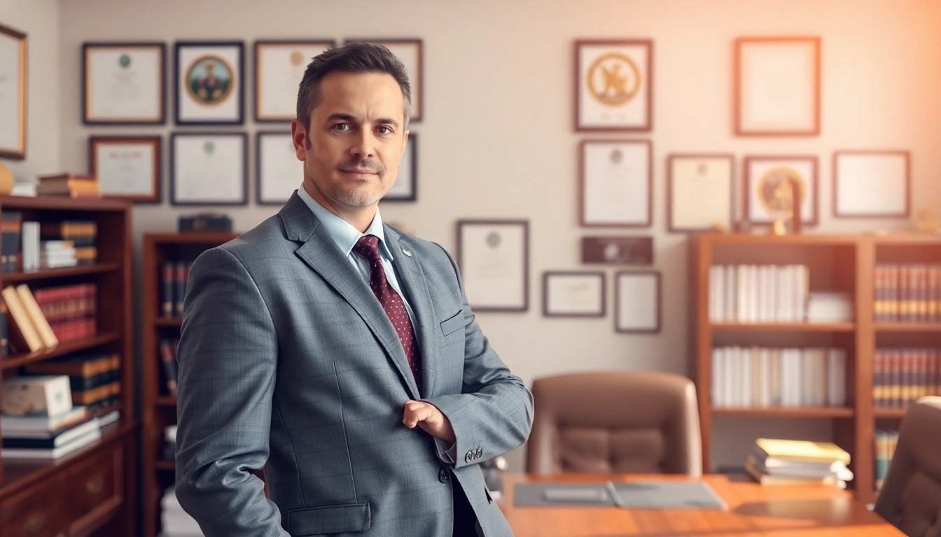 Truck accident attorney Clearwater offering expert legal guidance in a law office.