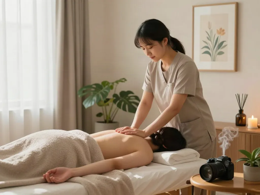 Experience tranquil 사당출장마사지 with soothing therapy in a cozy home setting, enhancing relaxation and wellness.