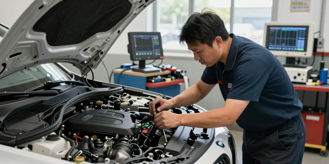 Professioneller Service in der BMW Werkstatt Hannover während der Motorinspektion