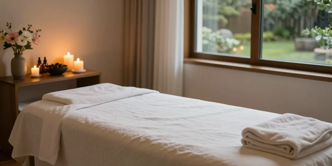 Experience 대구마사지 in a serene spa setting with calming ambiance and natural elements.