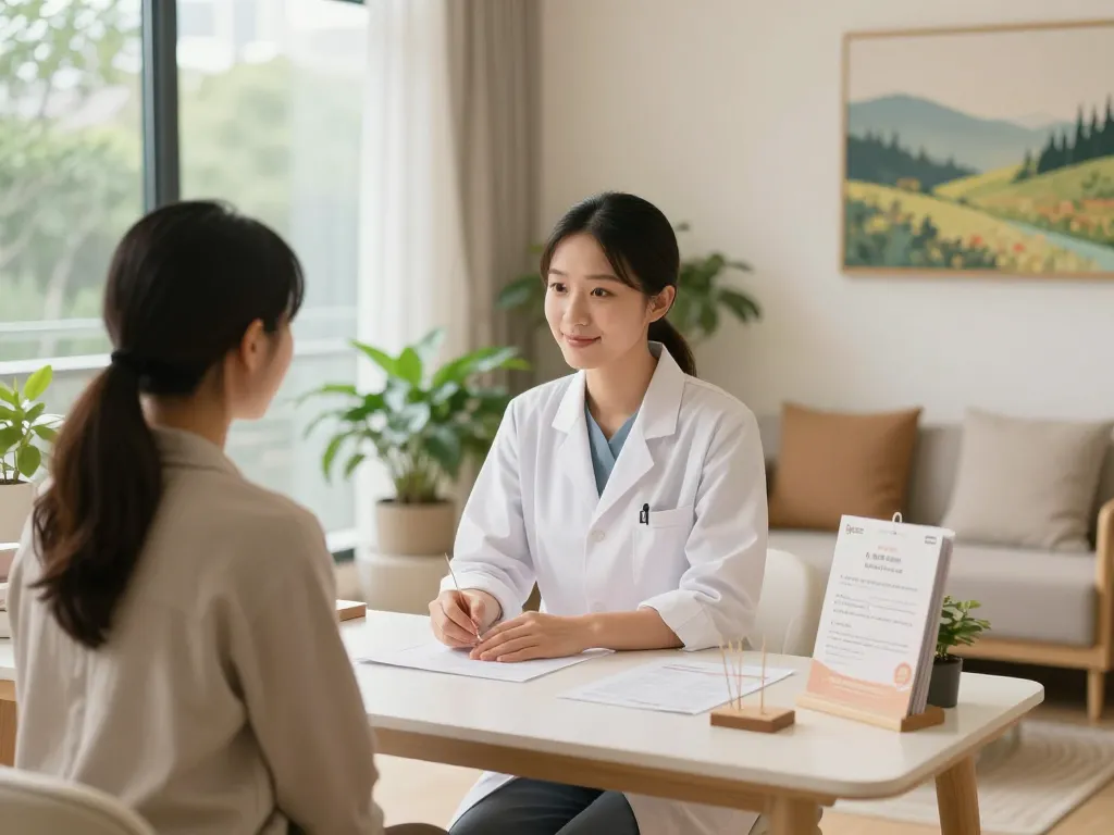 Consultation at 수원한의원 showcasing holistic health and wellness