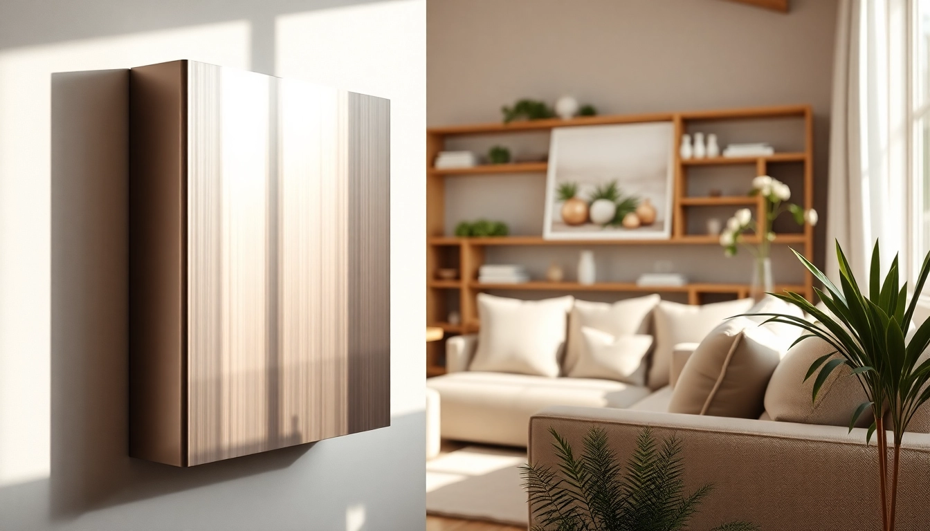 Erleben Sie sonni Heizkörper in einem modernen Wohnzimmer, das stilvolle Eleganz und Komfort ausstrahlt.