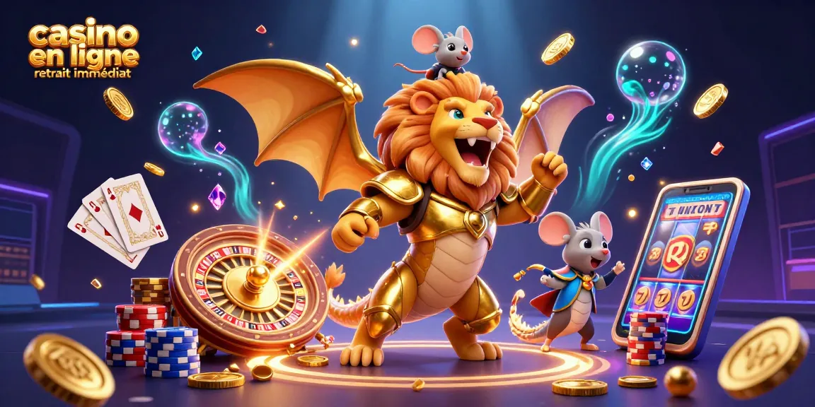 Les jeux de casino en ligne avec retrait immédiat offrent des victoires rapides avec un éclairage fascinant.