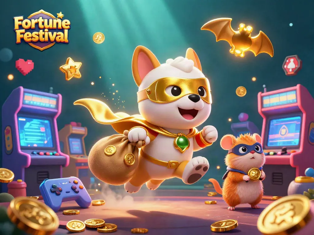สัมผัสความสนุกใน Fortune Festival กับภาพ 3D ของสุนัขซุปเปอร์ฮีโร่และแฮมสเตอร์ในการต่อสู้