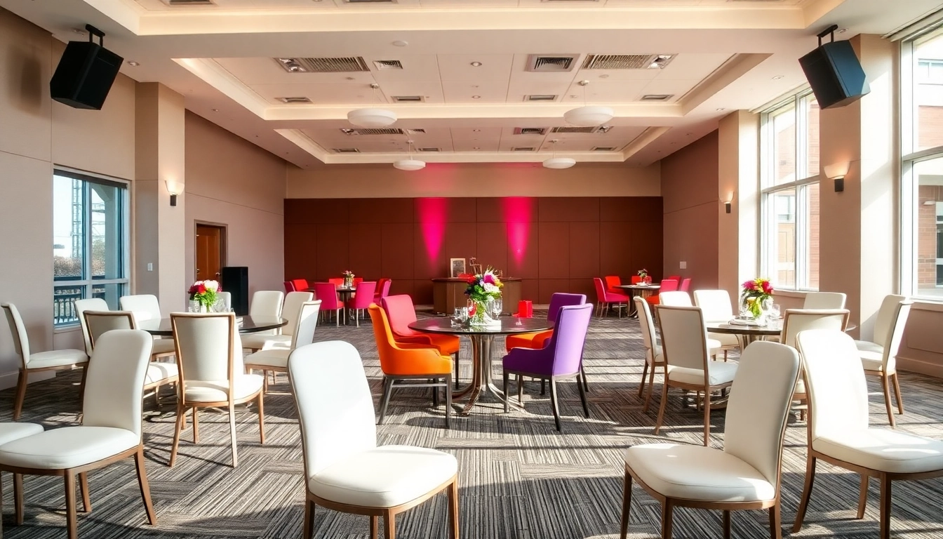 Showcase of Event Furniture Rentals in an elegantly arranged venue for a special gathering.