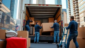 Best Toronto Movers packing and loading furniture with expertise and efficiency.