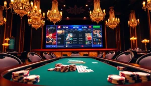 Exciting poker game at gà 6789 platform showcasing high-stakes action and luxury.