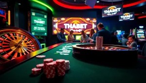 Experience the excitement of THABET with thrilling casino gameplay and vibrant betting activities.