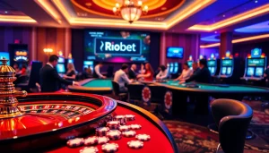 Experience the thrill of riobet through a vibrant casino scene with exciting games.
