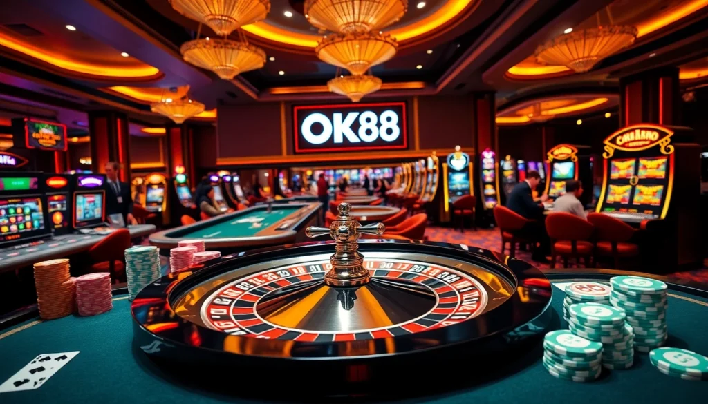 Experience the excitement of banking at OK88 casino with vibrant games and thrilling betting options.