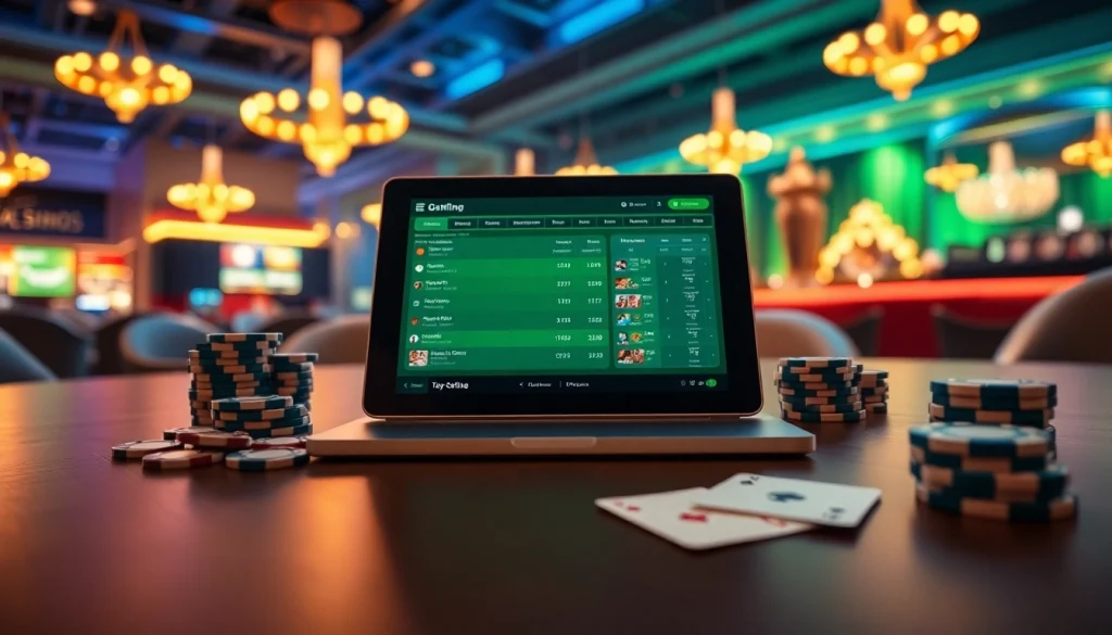 Experience the excitement of gambling with stimmgewitter.org in a vibrant online casino setting.