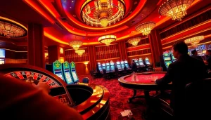 Players enjoying a thrilling roulette game at a luxurious casino with tt 88 themed decor.