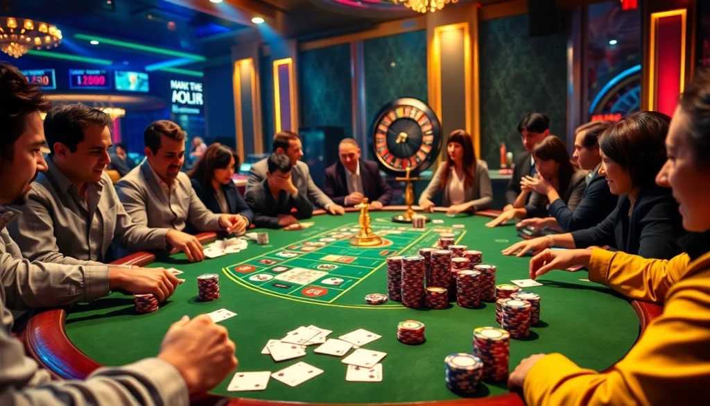 Socolive enhances your betting experience with vibrant casino scenes featuring engaging poker games.