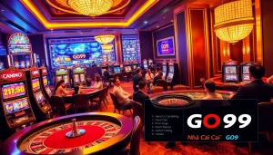 Experience the thrill of gambling at Nhà Cái GO99 with exciting games and vibrant casino tables.