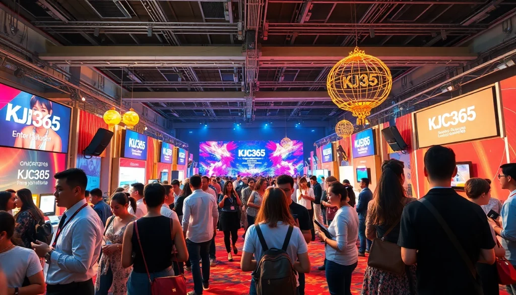 KJC365 hosts an engaging international entertainment event with vibrant interactions and dynamic activities.