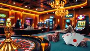 Experience high-stakes excitement at 7upbet with vibrant gaming action and luxurious casino elements.