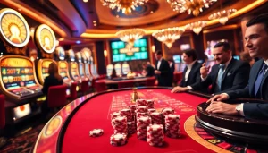 Experience the excitement at onicplay with vibrant casino tables and thrilling gameplay.