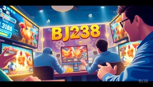A dynamic scene showcasing players enjoying BJ38's thrilling online chicken fighting game, reflecting excitement and engagement.