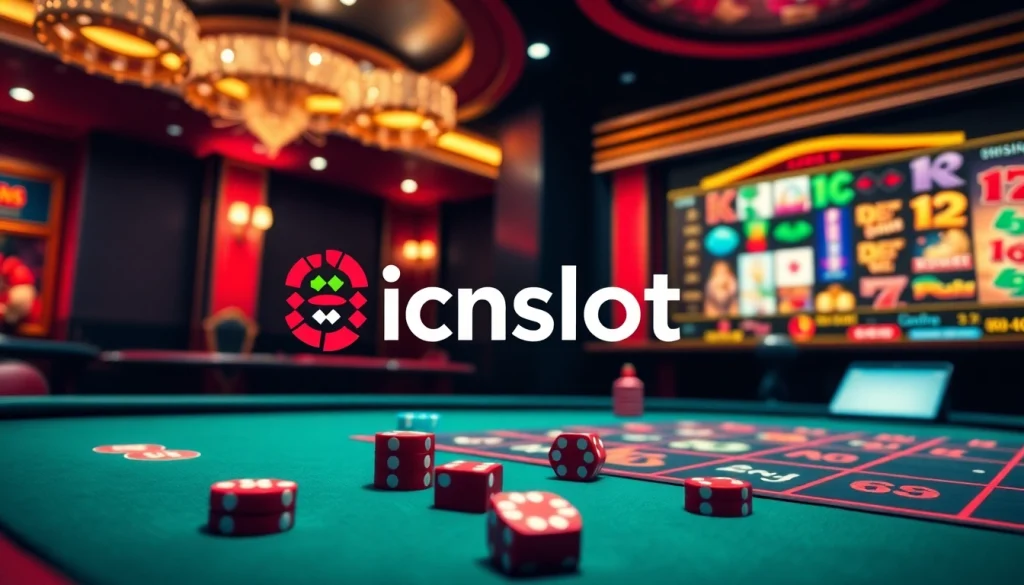 Engage with idnslot online gaming interface featuring vibrant casino elements and exciting gameplay.