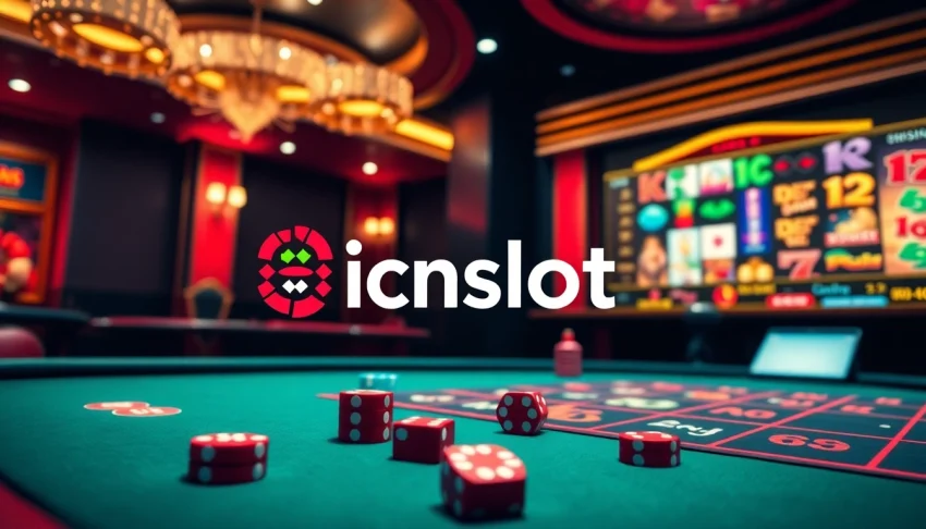 Engage with idnslot online gaming interface featuring vibrant casino elements and exciting gameplay.