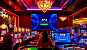 Experience seamless bk8 login while playing exciting casino games in a luxurious setting.