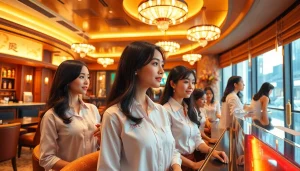 Vibrant Suwon shirt room atmosphere showcasing modern Korean entertainment