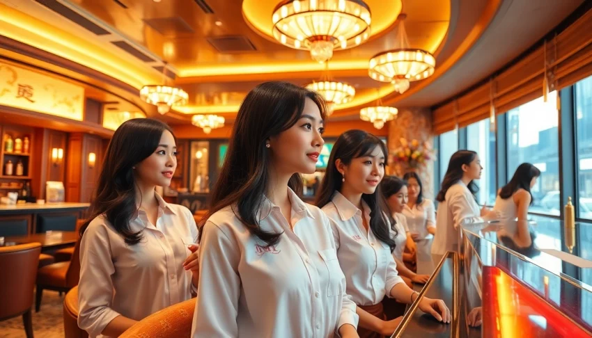 Vibrant Suwon shirt room atmosphere showcasing modern Korean entertainment