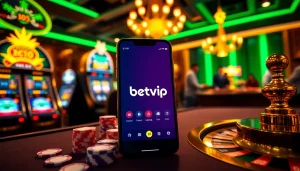 Trải nghiệm sự phấn khích khi cá cược với Ứng dụng BetVIP trên nền casino sang trọng.