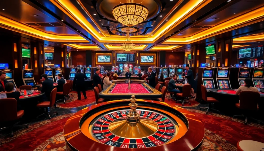 Experience the excitement at THABET casino with vibrant gaming tables and jackpot slots.