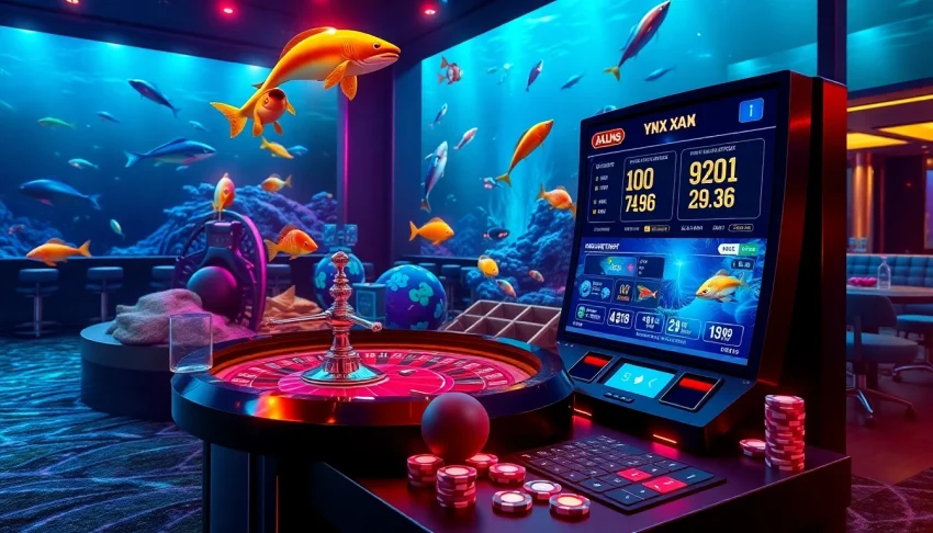 Bắn Cá VMAX 2026 invites players into an exciting underwater adventure, showcasing vibrant graphics and immersive gameplay.