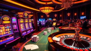 Trải nghiệm những màn chơi đầy kịch tính tại https://luck8.net với máy xèng sống động và các pha casino đầy hứng khởi.