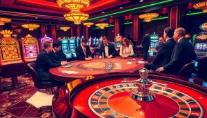 Gambling excitement at https://rr888.in.net/ casino with roulette tables and poker action.