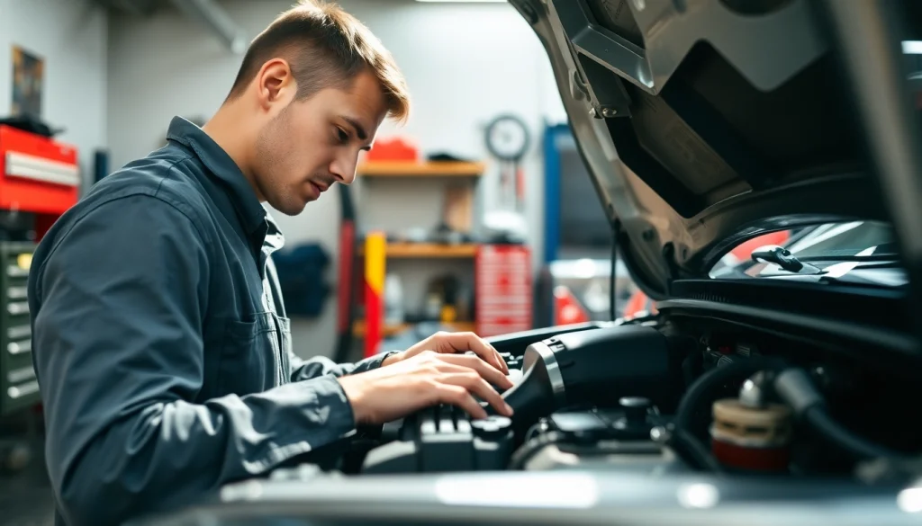 Discover the benefits of a bumper to bumper extended warranty with a mechanic inspecting a car.