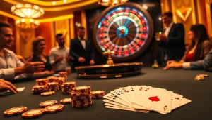 Players engaging in a thrilling poker game at a high-stakes table featuring hidden wiki search engine tools.