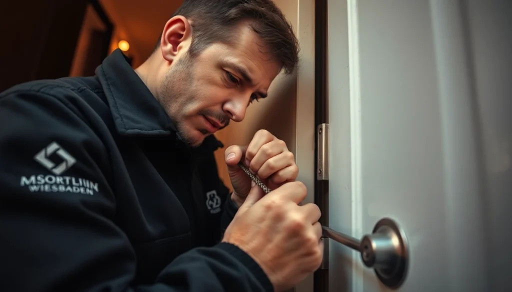 Schlüsselnotdienst Wiesbaden: Türöffnung mit Präzision und Fachkompetenz.