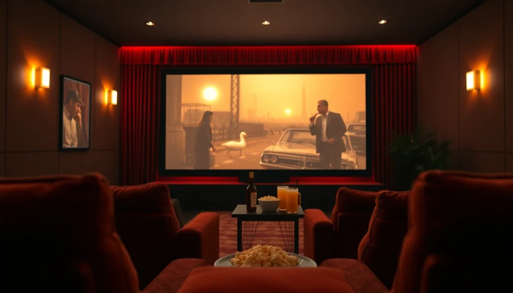 ดูหนัง ในโรงภาพยนตร์ที่บ้านที่สะดวกสบายพร้อมรายละเอียดที่น่าตื่นเต้น