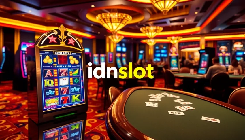 Experience the thrill of idnslot gaming with engaging slot machines and casino action.