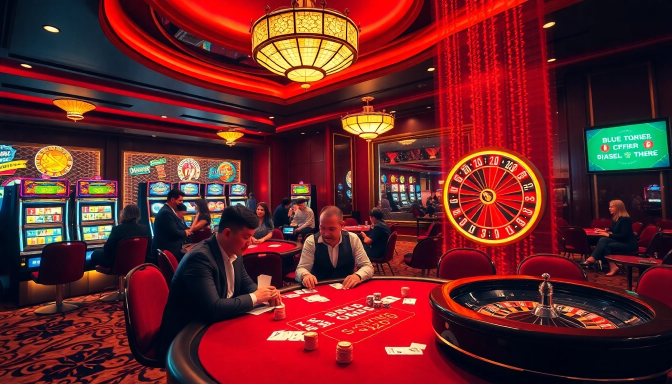 Rasakan kemenangan mendebarkan di meja Sumo Togel dalam suasana kasino mewah.