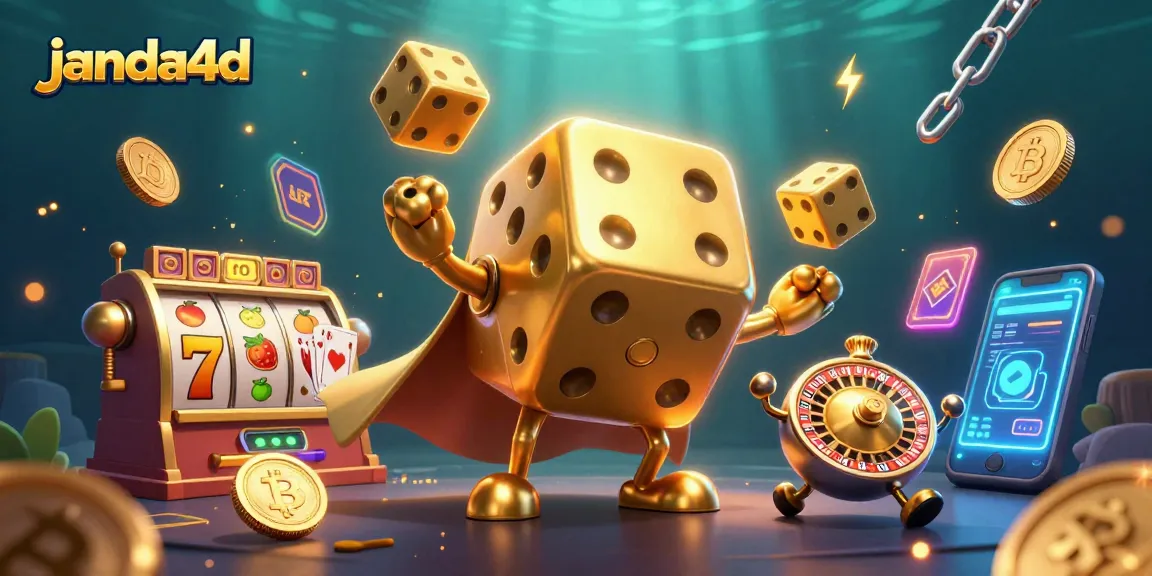 Janda4D membawa keberuntungan dengan dadu emas dan slot, siap untuk kemenangan di kasino online.