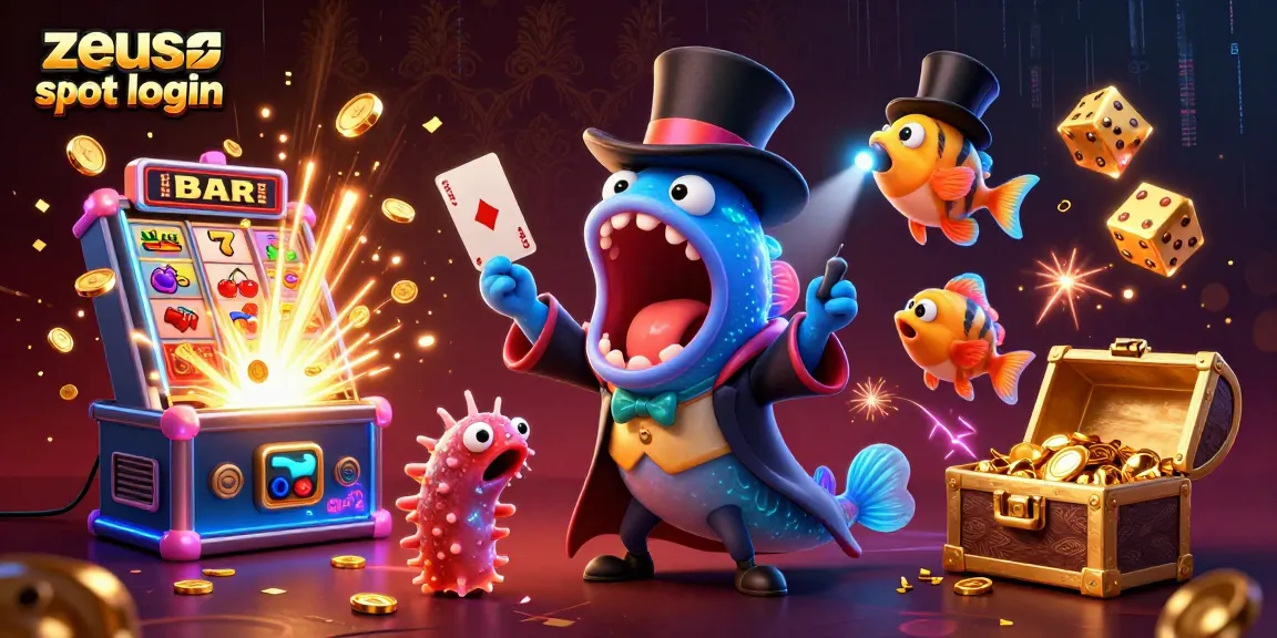 Experience the excitement of zeus slot login with vibrant casino characters and dynamic elements in a thrilling scene.