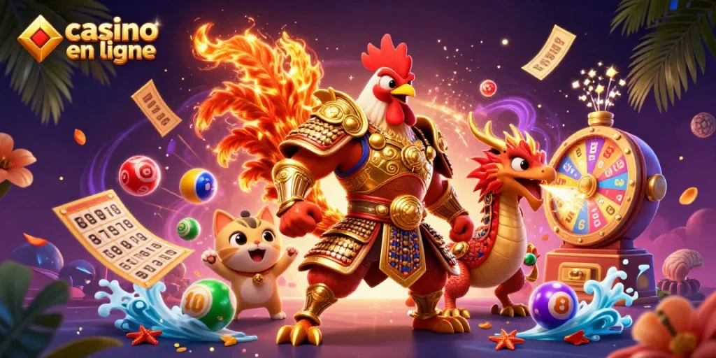 Casino en ligne : Illuminez vos gains avec des personnages épiques et des jeux colorés.